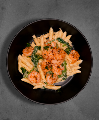 Spinach Shrimp Alfredo