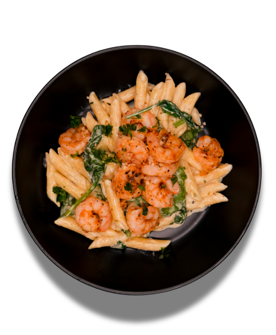 Spinach Shrimp Alfredo
