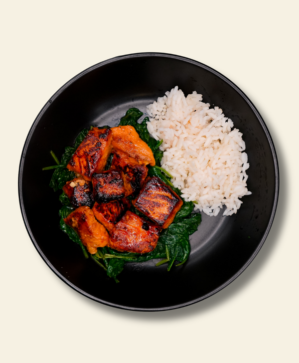 Honey Glazed Salmon Bites