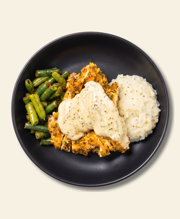 Garlic Parmesan Chicken & Mash