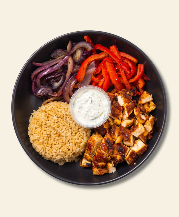 Harissa Honey Chicken with Tzatziki