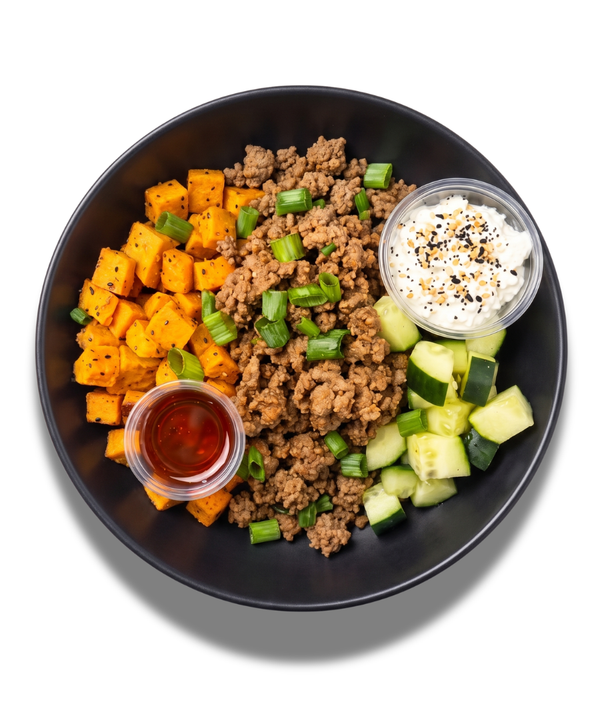 Hot Honey Ground Beef Bowl