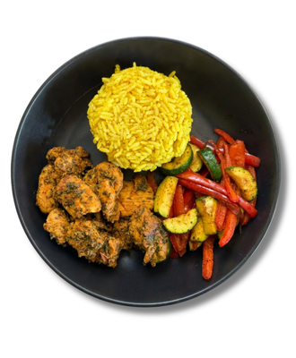 Harissa Honey Chicken with Roasted Veggies