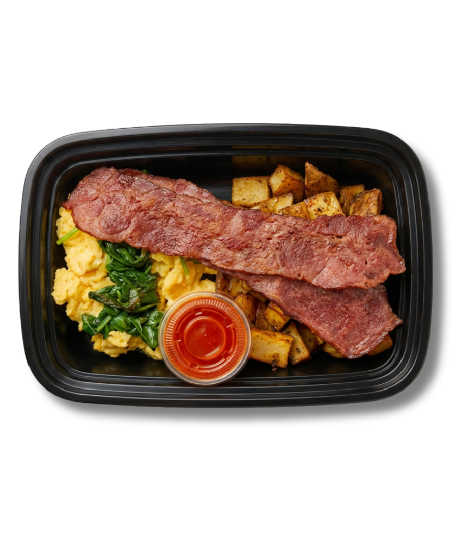 Spinach Egg & Turkey Bacon Classic